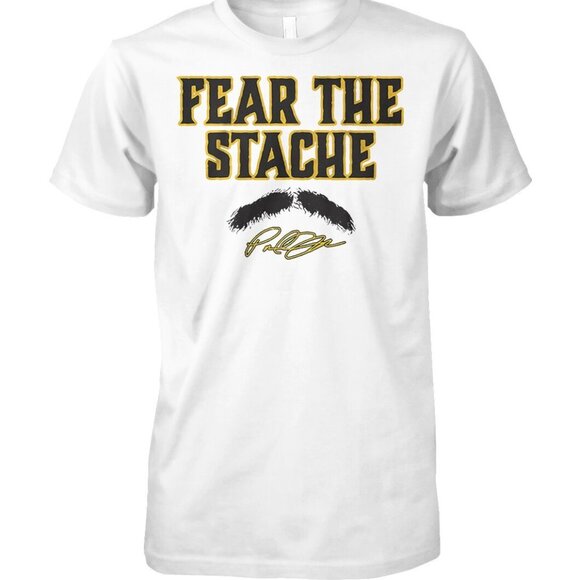 Paul Skenes Fear The Stache Baseball Pitcher Sports Fan Game Day T-Shirt 159 - Picture 1 of 5